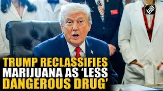 US President Donald Trump signs Executive Order to reclassify marijuana as &lsquo;less dangerous drug&rsquo;