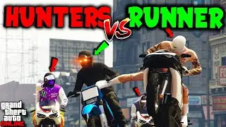 4 Bati 801's VS Sanchez! | GTA Online Manhunt