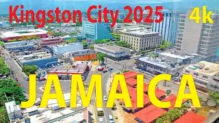 Kingston City - Jamaica 4K By Drone 2025