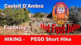 Exploring Castell D'Ambra (Pego Castle) with 'Hot Foot John'