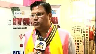 Rotary Club Agra West Oath Taking Ceremony Dr  Pankaj&nbsp;Nagayach Agra Radiologist Sikandra  18 July 20