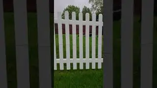 Wet spring getting rained on while pushmowing