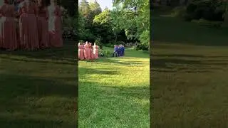 Pennock Garden Wedding Ceremony at Morris Arboretum