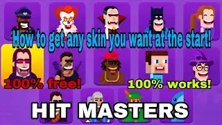 How To Get Any Skin You Want In Hitmasters!!!