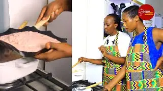 GUTEKA UBUNYOBWA NTA AMAVUTA, NTA GUKARANGA /How to make the Famous Ugandan groundnut Sauce