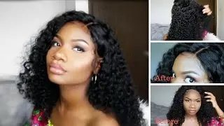 Bomb and Most Natural Curly hair Vendor ( installation and Review) Klaiyi Hair Amazon
