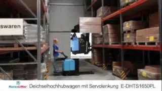 HanseLifter Deichselhochhubwagen mit Servolenkung E-DHTS-1650PL