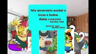 Os Amigos Bichos De Pok&eacute;mon e o Cherubi Cantaram Parab&eacute;ns Para voc&ecirc; #pokemon #animation parte 8