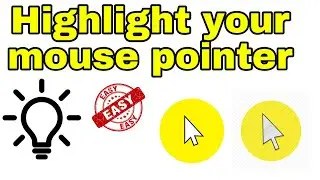 How to highlight mouse cursor in pc|laptops |how to change color of mouse pointer |Technical KD