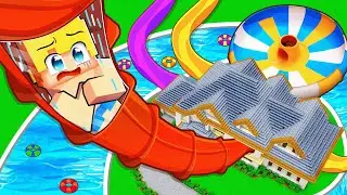 Ich baue einen WASSERPARK in meinem HAUS in Minecraft!