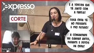 REFORMA DE SÃO JANUÁRIO: MORADORA DA BARREIRA DO VASCO CALA VEREADORES NA AUDIÊNCIA PÚBLICA // CORTE