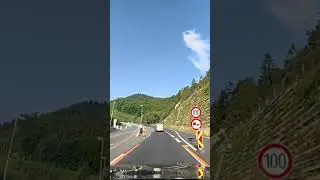 Туннельное зрение: шоссе S6 в австрийских Альпах 🇦🇹🛣️