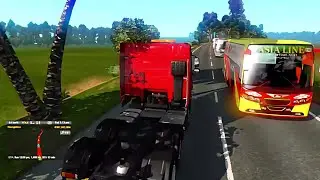 Ultimate overtaking with DAF truck🤯 || ETS 2 1.36 || BD NEXT GEN MAP V2