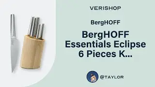 BergHOFF BergHOFF Essentials Eclipse 6 Pieces Knife Block Hollow Handle Review