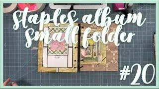 Vintage Staples Album | Part 20 | Small File Folder | Kathryn Scraps Live