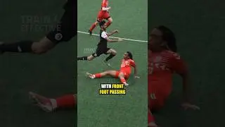 Move The Ball Faster With FRONT FOOT PASSING 💥 #footballskills