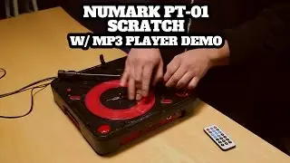 Numark PT-01 Scratch Modified w/ Innofader and MP3 Player Demo w/ RIchard Crooks