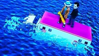 In GTA ONLINE im Wasser auf einem Lastwagen surfen!