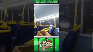 Tfl 403 bus route xmad lights from Warlingham to East Croydon 23rd December 2025