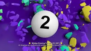 Tennessee Lottery Midday_C3_C4_LS 06/23/2021
