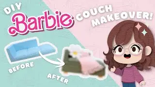 I Fixed My Childhood Barbie Couch (And Made It Actually Cute)