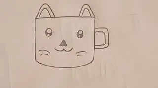 How to draw a Tea cup ☕ easy || Easy draw tea cup || #kvhdrawing 