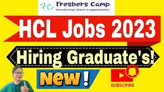 HCL Off Campus Drive 2023: Hiring as Graduate Trainee | Apply Now