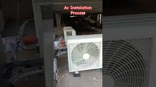 Ac Installation Process !! Ac Indoor Outdoor Wiring !! #electricalshort !! #electrical