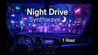 Chill Drive Through the City at Night