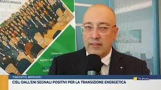 CISL: dall'Eni segnali positivi per la transizione energetica