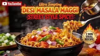 2 Min Mein Desi Masala Maggi | Tiffin Idea #cooking