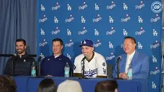 Dodgers introduce Blake Snell with press conference at Dodger Stadium