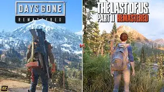 Days Gone Remastered vs The Last of Us Part II Remastered | PC | Graphics and Details Comparison