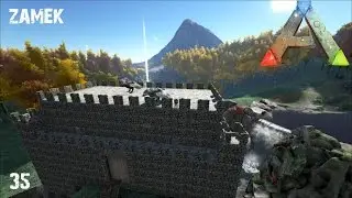 Ark Survival Evolved - Zamek ukończony? #35 [Gameplay PL | Zagrajmy w]