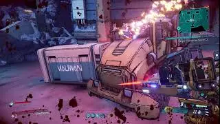 Fl4k 1hp no shield solo M4 Maliwan Takedown (4 player scaling)