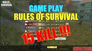 Cheat ROS ( Rules Of Sulvival ) #15kill! #Cheater