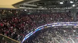 Northeastern University Hockey DogHouse goal celebration (Beanpot Championship vs Harvard 2/13/23)