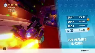 CTR Nitro Fueled - Oxide Time Trial #35: Spyro Circuit (2:19:74)