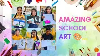 Creative Art🎨Activities for Kids || naughty sisters || Fun school craft activity🥰