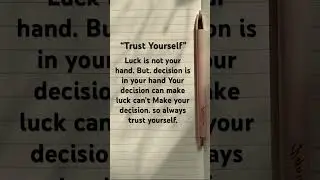 TRUST YOURSELF||#motivation #quotes #shorts #life #english_quotes