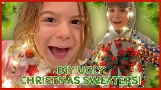 DIY Ugly Christmas Sweaters with Kids