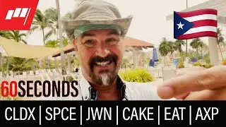 ⌚️60 Seconds $CLDX $SPCE $JWN $CAKE $EAT $AXP  4pm EST @stephenLweiss @MarketRebels 🏴&zwj;☠️ Roundtable