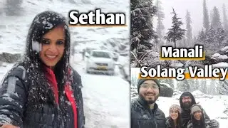 Heavy Snowfall In Manali | Solang Valley Resort | Snowfall In Sethan |Himachal Pradesh