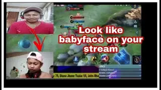 How to stream like babyface using snap camera  (new 2021 stream babyface)