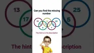 Find the Missing Number 🧠 | Logic Puzzle #shorts #logicpuzzle #missingnumber #mathpuzzle