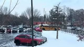 CN 2976 and CN 3405 pull a slow manifest through Grayslake Illinois