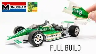 Full Build Monogram 1/24 Porsche March IndyCar. Porsche Group Build - The Scale Model Car Podcast.