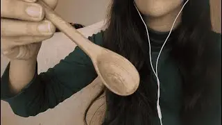 ASMR| Me como tu carita con cuchara de madera, mouth sounds