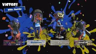 Splatoon 3 - My First 333x Battle Win! (Friday vs Saturday vs Sunday Splatfest)