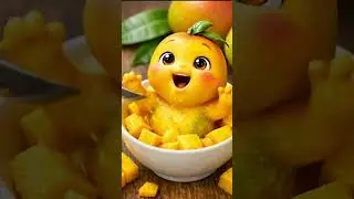 Gentle Crunch ASMR 🥭 | Juicy Mango Texture Sounds | Relaxing Food Art #shorts #viralshorts